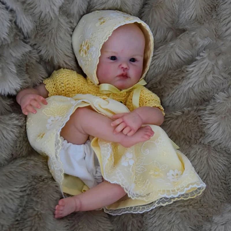 10inch Unfinished Mini Reborn Doll Kit Mina Mini Doll Parts with Body and eyes