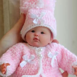 10inch Unfinished Mini Reborn Doll Kit Mina Mini Doll Parts with Body and eyes