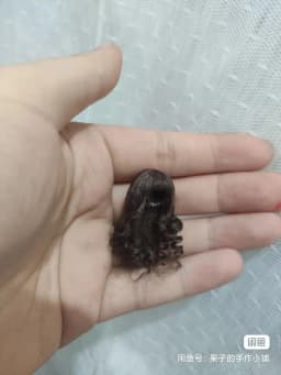 3.5cm 4cm 5cm mini BJD doll wig LAIL wig doll accessories customization