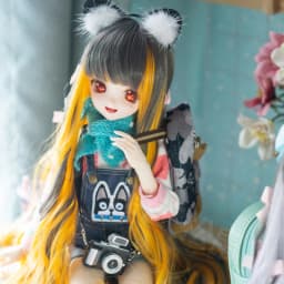1/3 Bjd Wig Gradient Color Long Curly Hair 1/4 BJD MDD Doll Wig Anime Style Hair Accessories DIY Dress Up Female Toy for Girls