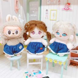 10cm Kawaii Mini Idol Doll Cute Soft Stuffed Cotton Naked No Attribute Plush Doll With Clothes for Girls Fans Collection Gifts
