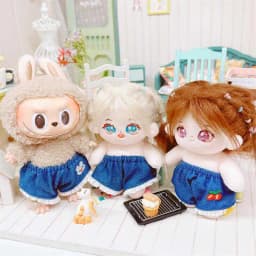 10cm Kawaii Mini Idol Doll Cute Soft Stuffed Cotton Naked No Attribute Plush Doll With Clothes for Girls Fans Collection Gifts