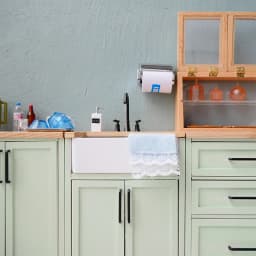 NEW 1/6 Scale Miniature Kitchen Sink Lavatory Wash Basin Faucet for Blyth Barbies Dollhouse Furniture Toys Accessories
