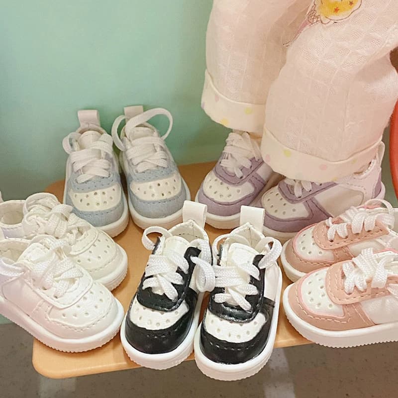 New 4.5cm 1/6 Scale BJD Sneakers Yosd Sport Shoes 1/6 Doll Shoes 30cm Doll Accessories
