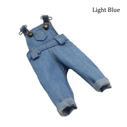 OB11 Doll Clothes Fashion Overalls Trousers Jeans Pants For 1/12 BJD Dolls Accessories Obitsu 11 Accessories Birthday Present