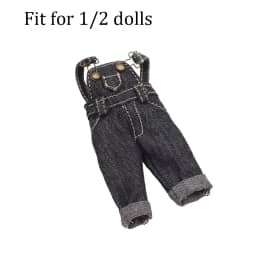 OB11 Doll Clothes Fashion Overalls Trousers Jeans Pants For 1/12 BJD Dolls Accessories Obitsu 11 Accessories Birthday Present