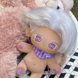 Anime Attribute Monster Ear IZANA KUROKAWA Role Plush Doll Cotton Stuffed Body Dress Up Clothes Plushies Toys Birthday Gift 20cm