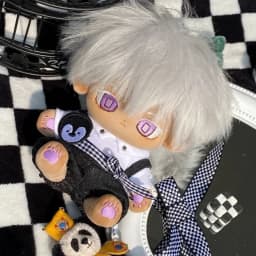 Anime Attribute Monster Ear IZANA KUROKAWA Role Plush Doll Cotton Stuffed Body Dress Up Clothes Plushies Toys Birthday Gift 20cm