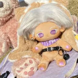 Anime Attribute Monster Ear IZANA KUROKAWA Role Plush Doll Cotton Stuffed Body Dress Up Clothes Plushies Toys Birthday Gift 20cm