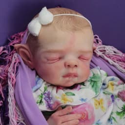 16Inch Reborn Doll Kit Pumpkin Pixie withcloth Body Unfinished Unpainted Doll Parts