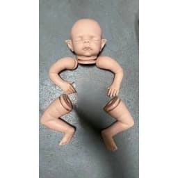 16Inch Reborn Doll Kit Pumpkin Pixie withcloth Body Unfinished Unpainted Doll Parts