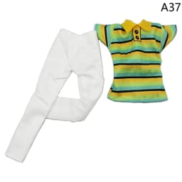 1Set Doll Clothing Ken Doll Daily Wear Casual Suit Sweatshirt Pant Dressing For 30cm Barby Doll Sports Men's Clothes Accessories