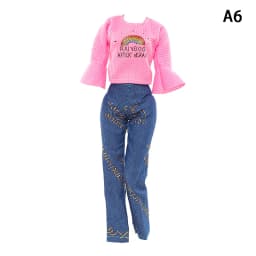 1Set Doll Clothing Ken Doll Daily Wear Casual Suit Sweatshirt Pant Dressing For 30cm Barby Doll Sports Men's Clothes Accessories