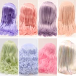 RBL ICY DBS Blyth Doll Scalp Hair Wigs Including Hard Endoconch Dome OB24 ANIME GIRL