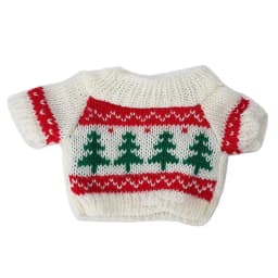 20CM Doll Clothes Knitted Sweater Christmas Style Cute Tops Valentine's Day Love Coat Winter Warm For Idol Dolls Accessories Toy