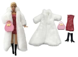 1 Set Doll Clothes Fashion Uniforms Cool Super Model Sweater Suit+Shoes for 11.5 Inch 30cm Doll Kids or Birthday Gift