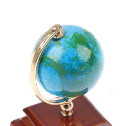 1Pc Mini Metal 1:12 Scale Vintage Blue World Globe Miniature Dollhouse Furniture Living Room Reading Room Decor Accessories