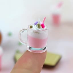 1Pcs 1:6/1:12 Doll House Miniature Toy Cocktail Drinks Model Doll Toys Dollhouse Accessories For Dollhouse Kitchen Decro