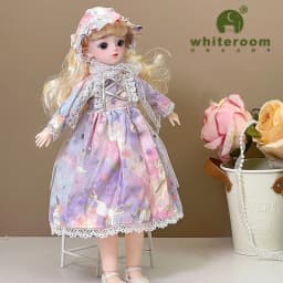 1/6 Bjd Doll Starry Blue Eyes 30CM 23 Movable Jointed Dolls Fashion Dress DIY Toy Dolls with Shoes for Children Birthday Gifts