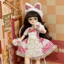1/6 Bjd Doll Starry Blue Eyes 30CM 23 Movable Jointed Dolls Fashion Dress DIY Toy Dolls with Shoes for Children Birthday Gifts