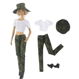Doll Clothes Camouflage Clothes Outfit for 1:6 Scale 11.5 Inch 30cm Doll Many Style for Choice Gifts for Girls Doll Accessories