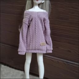 New 30/45/60cm Doll's Clothes for 1/3 1/4 1/6 Bjd Doll Loose Fitting Sweater Diy Girl Toys Dress Up Doll Accessories, No Doll