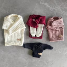 New 30/45/60cm Doll's Clothes for 1/3 1/4 1/6 Bjd Doll Loose Fitting Sweater Diy Girl Toys Dress Up Doll Accessories, No Doll