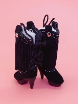 Tilda 2.5cm Mini Doll Boots for Blythe Dolls Toy,Cute High Heel Shoes for Azone Obitsu Licca Doll Accessory Cute Girls Present