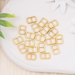 20/40pcs 4.5mm Mini Metal Tri-glide Belt Buckle Doll Bags Buckles DIY Doll Clothes Ultra-small Buttons Shoes Sewing Accessories