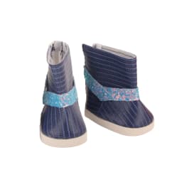 7cm Canvas Cloth Doll Shoes Lace-up Doll Boots Sneakers For 43cm Baby New Born&18 inch American,OG Life Girl Doll Girl's Gift