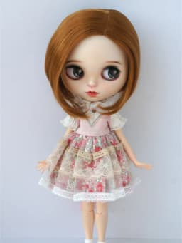 JD799 8-9inch 10-11inch 1/3 Front Side Layer cut synthetic mohair BJD wigs 1/3 SD DOD QBaby Blythes Doll Accessories