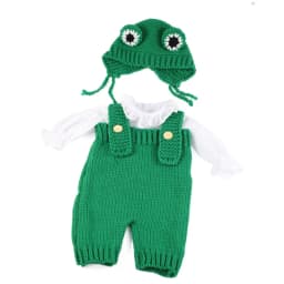 Doll Clothes for 55cm Baby Doll 22inch Doll's Clothing Sweater Dress Overall DIY Toy Outfit Set for Reborn Dolls Accessories