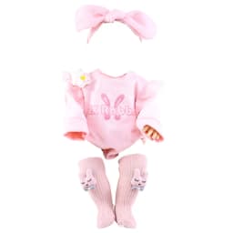 Doll Clothes for 55cm Baby Doll 22inch Doll's Clothing Sweater Dress Overall DIY Toy Outfit Set for Reborn Dolls Accessories