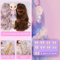 ICY DBS Blyth doll jointed body 30CM BJD nude doll and nude doll clothes shoes handmade set fashion doll girl gift