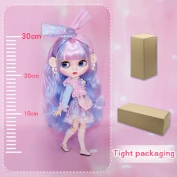 ICY DBS Blyth doll jointed body 30CM BJD nude doll and nude doll clothes shoes handmade set fashion doll girl gift
