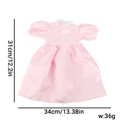 American 18 Inches Girl Doll Princess Dress  Bubble Skirt Wedding Dress For 43cm Baby New Born&OG,Russia Girl Doll Accessories
