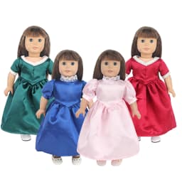 American 18 Inches Girl Doll Princess Dress  Bubble Skirt Wedding Dress For 43cm Baby New Born&OG,Russia Girl Doll Accessories