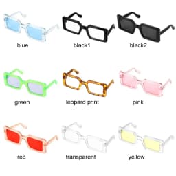 Fashioning Triangle Frames Mirror Photograph Props Dog Eyeglasses Cat Glasses Square Glasses Dog Sunglasses