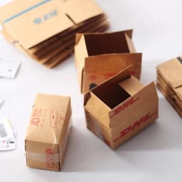 1:12 Dollhouse Miniature Simulation Express Box Mini Carton Furniture Accessories Decor Toy