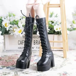 Fashion 60cm Doll's Shoes for 1/3 Bjd Doll Sneakers Long Boots Leather Shoes, High Heels Diy Girl Toys Dress Up Doll Accessories