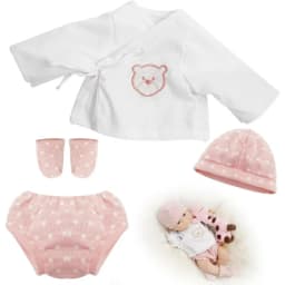 Dolls Clothes Set - FOR Mini Reborn Kit 14" Micro Preemie Full Body Silicone - Doll Accessories