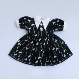 Blyth Dress Vintage Long Dress Strap Casual Denim Skirt Fragmented Flower Skirt for Ymy Licca Azones Ob24 Ob27 Doll Accessories