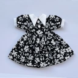 Blyth Dress Vintage Long Dress Strap Casual Denim Skirt Fragmented Flower Skirt for Ymy Licca Azones Ob24 Ob27 Doll Accessories