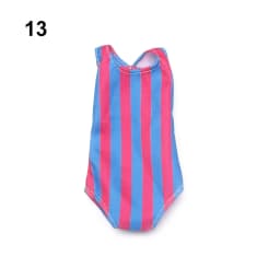 Lovely Doll Swimsuits Dollhouse Swimwear Toys Clothes Miniature Bathing Bikini Beach Outfits Play House Swimming Accessories