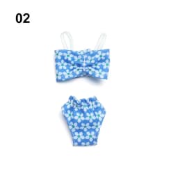 Lovely Doll Swimsuits Dollhouse Swimwear Toys Clothes Miniature Bathing Bikini Beach Outfits Play House Swimming Accessories