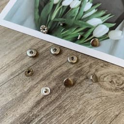 3 Sets Mini Snap Fastener Buttons For Doll Clothing Sewing Accessories DIY Doll Clothes Metal Invisible Snap Buckle 6/8mm