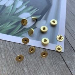 3 Sets Mini Snap Fastener Buttons For Doll Clothing Sewing Accessories DIY Doll Clothes Metal Invisible Snap Buckle 6/8mm