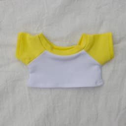 New 10/15/20cm Cotton Doll Clothes Baby Clothes Contrasting Color Patchwork Raglan Sleeves T-shirt Doll Base Shirt