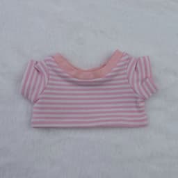 New 10/15/20cm Cotton Doll Clothes Baby Clothes Contrasting Color Patchwork Raglan Sleeves T-shirt Doll Base Shirt