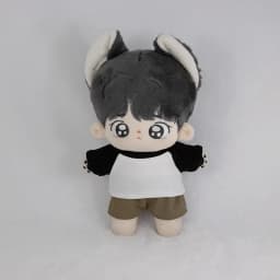 New 10/15/20cm Cotton Doll Clothes Baby Clothes Contrasting Color Patchwork Raglan Sleeves T-shirt Doll Base Shirt